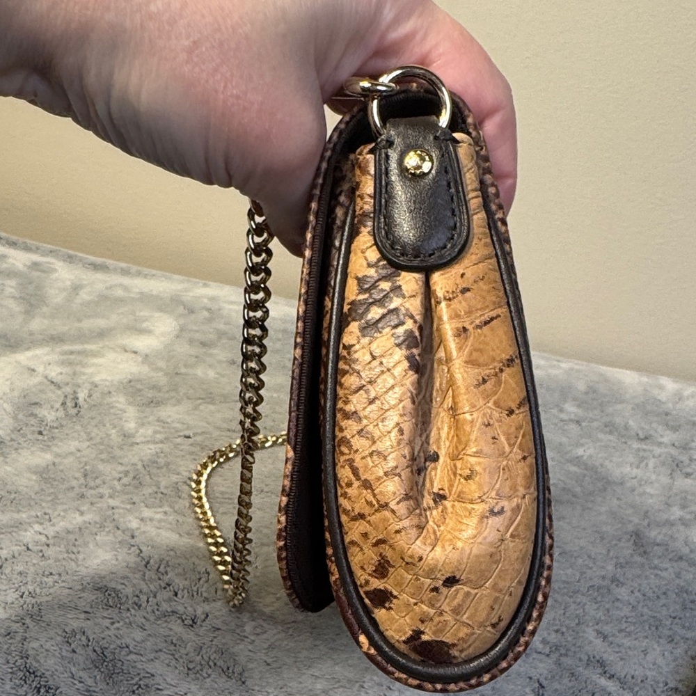 Coach Mini Ruby Python Embossed Leather Crossbody… - image 7